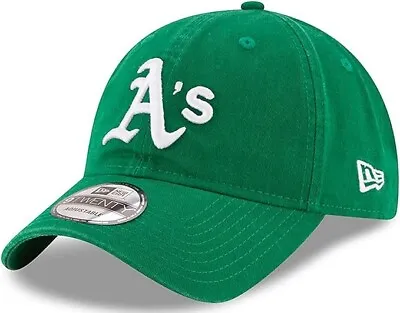 New Era OAKLAND ATHLETICS Green 920 A's 9TWENTY Adjustable Strapback Hat Dad Cap • $24.99