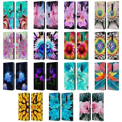 Official Haroulita Floral Glitch 2 Leather Book Wallet Case For Oneplus Phones • $23.95