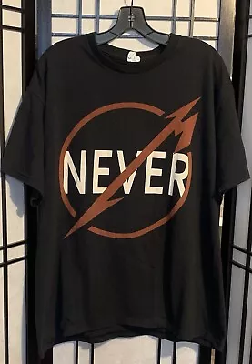 Metallica Through The Never XL Black Band T-Shirt • $25.99