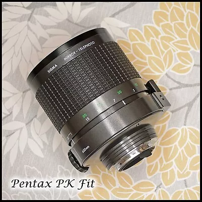 FREE POST Grey Sigma 600mm F8 Lens Fits Pentax PK Digital SLR Astro Sport Mirror • £192.95