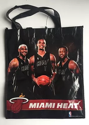 Miami Heat Reusable Bag Lebron James Dwyane Wade Bosh Nba Champions • $10.99