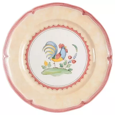 Villeroy Boch Jardin D'Alsace Fleur Rooster Dinner Plate 10.5in • $89.99