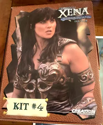 Xena Fan Club Kit 4 LOT~Poster+Chakram+Wallet Card+Catalogs+Magnets+Promos+VHS++ • £26.99