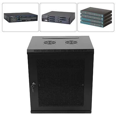 12U Wall Mount Network Server Data Cabinet Enclosure Rack Lockable Door New • $140.60