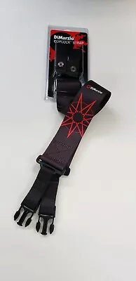 $29.99 • Buy Dimarzio Jim Root Slipknot Short Cliplock Guitar Strap Black 2   Wide Dd2248s
