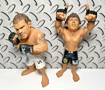 MMA UFC Action Figure Lot * Vitor Belfort & Diego Sanchez * BJJ Wrestling Boxing • $29.75