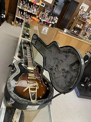 Epiphone Sheraton II W/ Bigsby And Hard Case 202156 • $1200