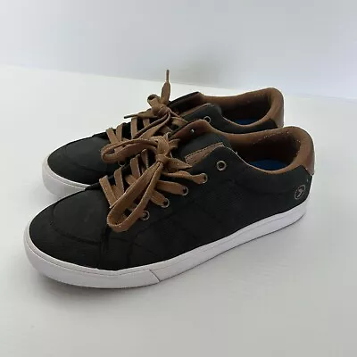 Kustom Mens Kramer Shoe Charcoal Tan Size 9 • $39.95