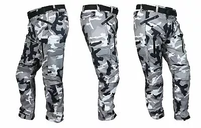 £36.99 • Buy Motorbike Motorcycle Waterproof Cordura Textile Trousers Pants Armours BLACK