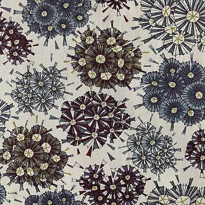 Liberty Tana Lawn MAUD Cotton Material Fabric Flora Kaleidoscope London Aubergin • £15