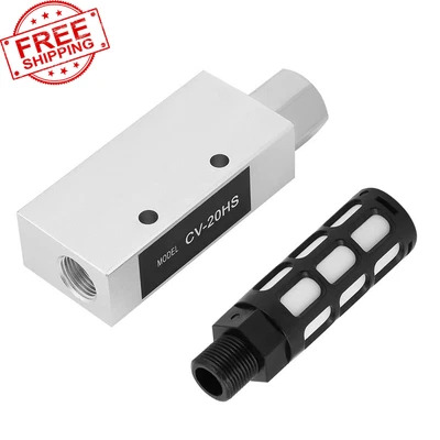 $23.60 • Buy CV-20HS Rp1/4 Vacuum Generator With Silencer,Aluminum Alloy Vacuum Generator ...