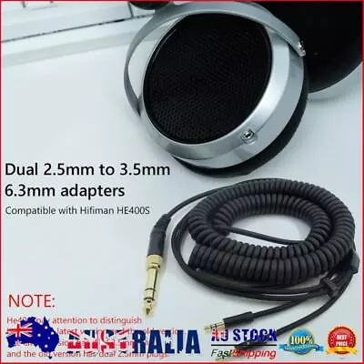 Audio Headset Spring Cable For Hifiman HE400S/HE-400I/HE560/HE-350/HE1000 Cords  • $19.89