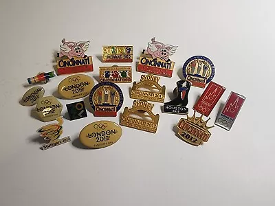 Lot Of 19 Vtg Olympic Pins Lot • $76