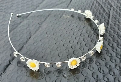 £3.95 • Buy Metal Girls, Ladies Daisy Flower Headband Hair Band  Stylish One Size UK Seller