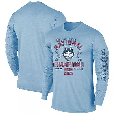 Men's Original Retro Brand  Light Blue UConn Huskies Back-To-Back NCAA Men's • $39.99