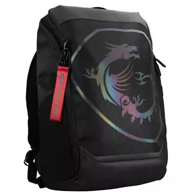 MSI Titan Gaming Backpack For 15.6 -17.3  Laptop/Notebook - Black -  Fits GE And • $56.57