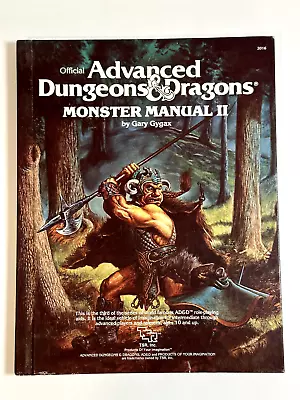 Dungeons & Dragons 1st Ed. - MONSTER MANUAL II 2 • $8.50