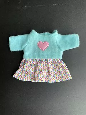 Doll Clothes 12” 13” 14” Baby Alive Baby Blue & Pink Heart Dress • $7.25