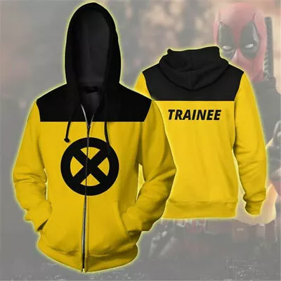 $26.99 • Buy Deadpool 2 X-Men Sweatshirt Cosplay Costume Hoodie Jumper  Coat Jacket