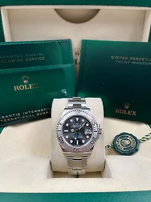 Rolex Yacht-Master 37mm Rhodium Dial 268622 Pre-Owned 2023 • $12675