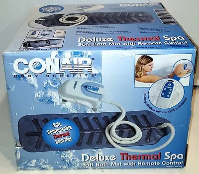 Conair Deluxe Thermal Spa Bath Mat With Remote Control MBTS6 (NEW OPEN BOX) • $149.99