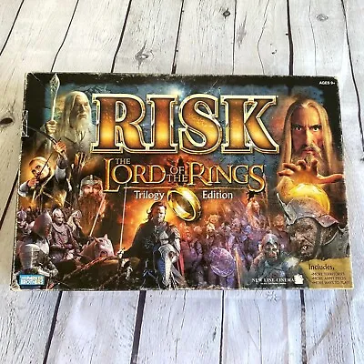 Risk The Lord Of The Rings Trilogy Edition Board Game Preowned Parker Brothers • $19.95