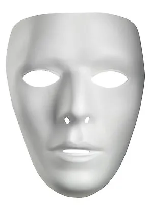 America's Best Dance Crew MTV Jabbawockeez White Blank Male Face Mask Costume • $11.95