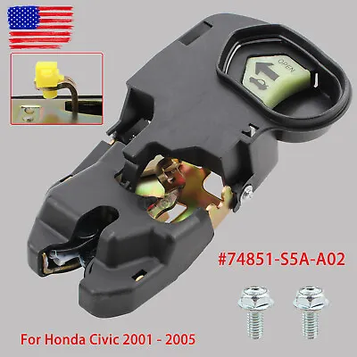 For 2001 - 2005 Honda Civic Trunk Latch Lock Lid Handle Assembly 74851-S5A-A02 • $19.97
