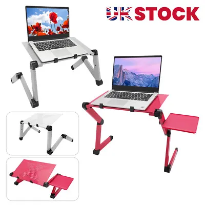 £9.59 • Buy Adjustable Portable Laptop Stand Lazy Lap Sofa Bed Desk Notebook Table Tray
