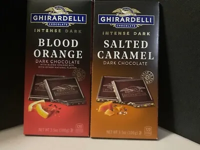 $5.99 • Buy Ghirardelli Intense Dark Chocolate Blood Orange & Salted Caramel 3.5oz Bb 7/23