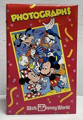 Walt Disney World Photo Album Mickey Mouse And Friends Photographs Vintage • $14.99