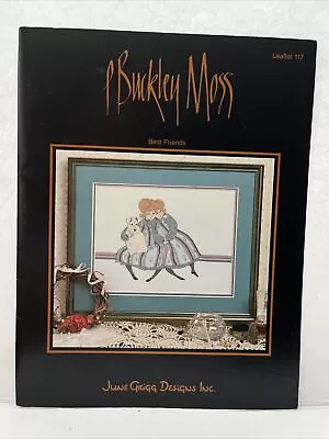 P Buckley Moss Cross Stitch Pattern  Best Friends  • $6