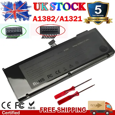 A1382/A1321 Battery For Apple MacBook Pro A1286 2009 2010 2011 Mid 2012 EMC 2563 • £27.99