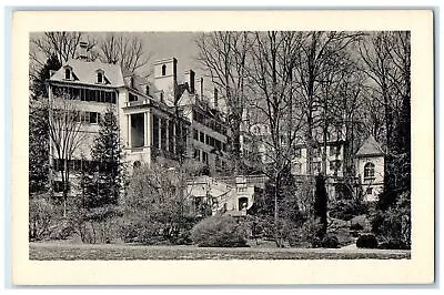 C1940s South View Of Henry Francis Du Pont Meriden Connecticut CT Trees Postcard • $14.98