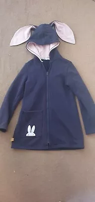 Girls Zip Up Hoodie With Bunny Ears  • £9.99