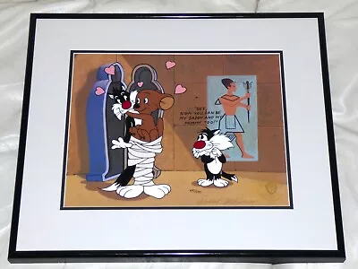 Warner Bros Sylvester And Son Cat Hippety's Mummy Framed Le Cel Robert Mckimson • $349