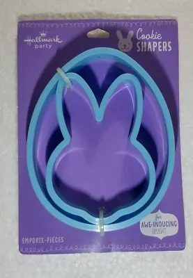 Hallmark Party Cookie Shapers Easter Themed Easter Egg & Bunny New Plastic • $10.98