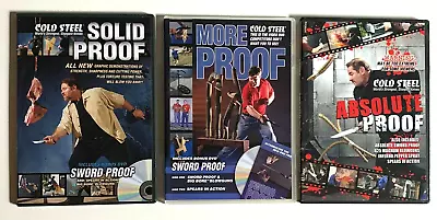 £15 • Buy Cold Steel “Proof” Test Destruction DVDs