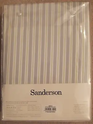 New Unopened Sanderson Adele Pear Superking Fitted Sheet Cotton Sateen Xtra Deep • £49.95