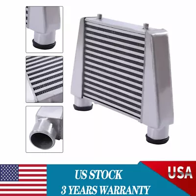 Universal Intercooler Turbo Front Mount 2.5  Inlet/Outlet Same One Side Aluminum • $94