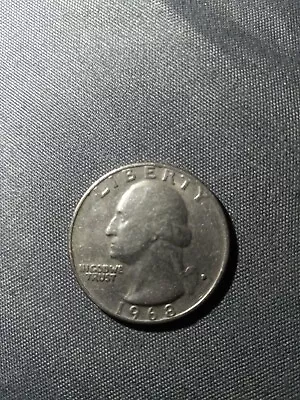 1968 Multi Misprint Quarter Filled D Number On Edge DDO • $525