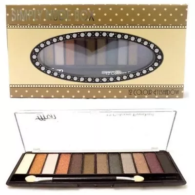 £2.99 • Buy Saffron Simply Nude 12 X Eyeshadow Palette - Shimmer Nude Shades