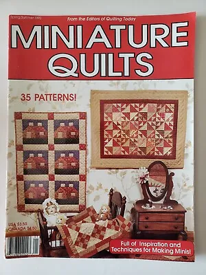 Miniature Quilts Magazine Spring/Summer 1990 • $3.50