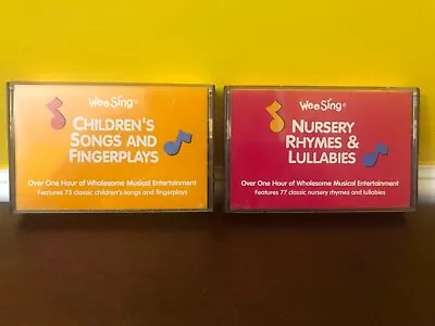 Wee Sing Childrens Songs/Fingerplays - Nursery Rhymes & Lullabies Cassette Tapes • $15.50