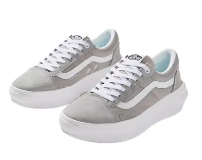 Vans Old Skool (Overt CC) Shoes Grey Drizzle Size 8 Women's New $105 • $64.99