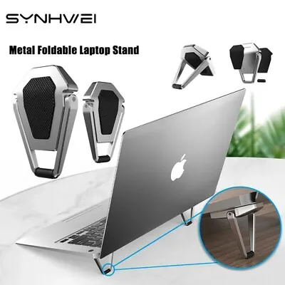 Metal Foldable Laptop Stand Base Bracket For Macbook Pro Air Portable Holder • $9.99