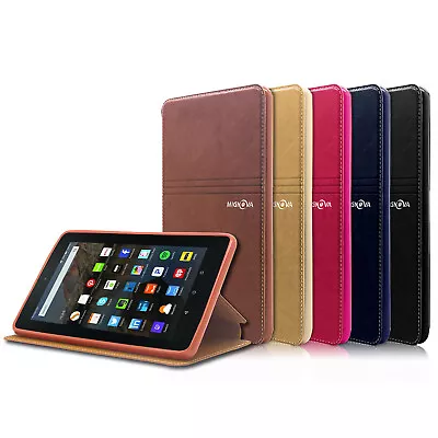 Folio Leather Cover Case For Amazon Kindle Fire 7  5th 7th 8th 2019 Gen • $9.99