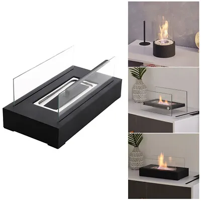 £36.99 • Buy Bio Ethanol Fireplace In/ Outdoor Camping Firebox Table Top Heater Burner Clean