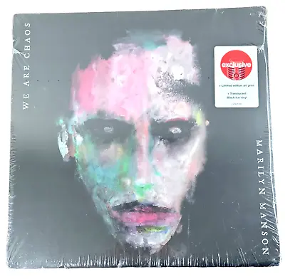 Marilyn Manson - We Are Chaos  Black Ice Vinyl  Limited Edition  Art Print NEW • $34.99