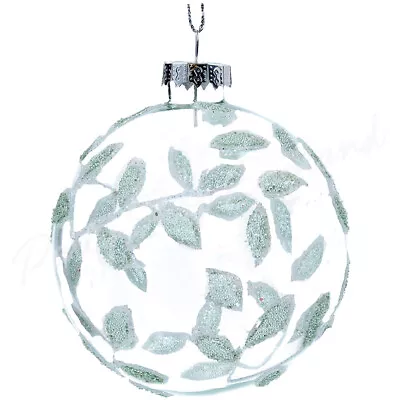 £10.25 • Buy Gisela Graham Christmas Tree Glass Baubles Ornaments Xmas Hanging Decorations